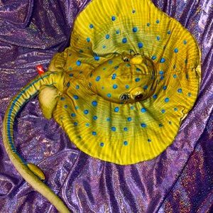 Wild Republic Blue Spotted Ray Plush